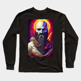 KRATOS Renaissance portrait GOW Long Sleeve T-Shirt